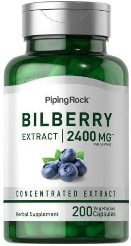 PIPING ROCK - Piping Rock Bilberry Extract 2400Mg. 200 Capsulas - The Red Vitamin MX - Suplementos Alimenticios - {{ shop.shopifyCountryName }}