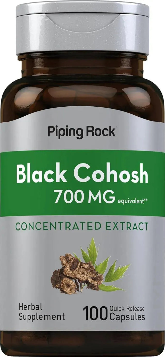 PIPING ROCK - Piping Rock Black Cohosh Root Herb 700Mg. 100 Capsulas - The Red Vitamin MX - Suplementos Alimenticios - {{ shop.shopifyCountryName }}