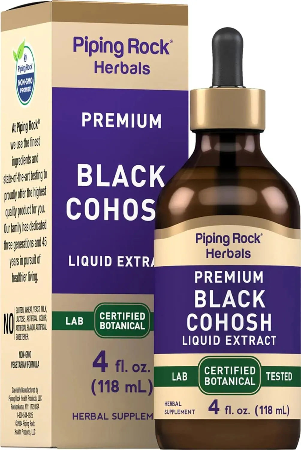 PIPING ROCK - Piping Rock Black Cohosh Root Liquid Extract 4 Fl.Oz. - The Red Vitamin MX - Suplementos Alimenticios - {{ shop.shopifyCountryName }}