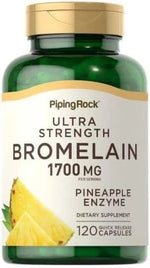 PIPING ROCK - Piping Rock Bromelain Supplement 1700Mg. 120 Capsulas - The Red Vitamin MX - Suplementos Alimenticios - {{ shop.shopifyCountryName }}