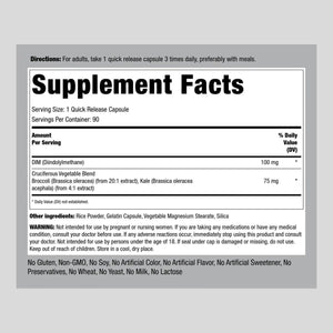 PIPING ROCK - Piping Rock DIM Supplement 100Mg. 90 Capsulas - The Red Vitamin MX - Suplementos Alimenticios - {{ shop.shopifyCountryName }}