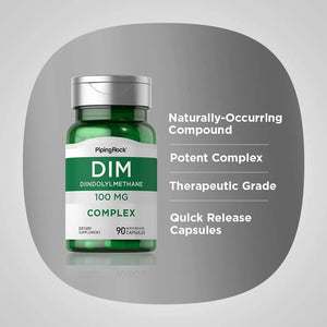 PIPING ROCK - Piping Rock DIM Supplement 100Mg. 90 Capsulas - The Red Vitamin MX - Suplementos Alimenticios - {{ shop.shopifyCountryName }}