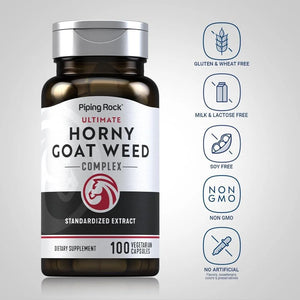 PIPING ROCK - Piping Rock Horny Goat Weed Complex 100 Capsulas - The Red Vitamin MX - Suplementos Alimenticios - {{ shop.shopifyCountryName }}