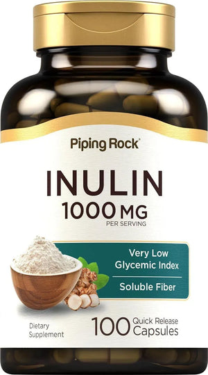 PIPING ROCK - Piping Rock Inulin 1000Mg. 100 Capsulas - The Red Vitamin MX - Suplementos Alimenticios - {{ shop.shopifyCountryName }}