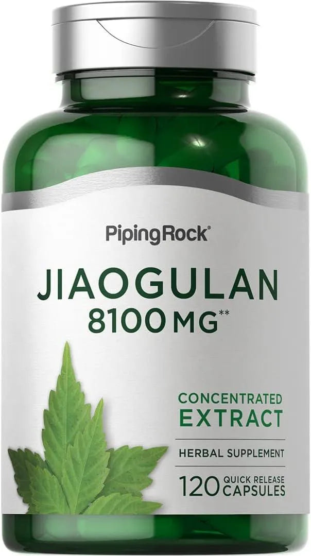 PIPING ROCK - Piping Rock Jiaogulan 8100Mg. 120 Capsulas - The Red Vitamin MX - Suplementos Alimenticios - {{ shop.shopifyCountryName }}