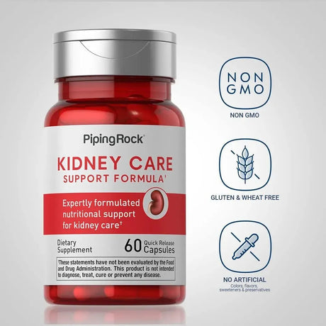 PIPING ROCK - Piping Rock Kidney Support 60 Capsulas - The Red Vitamin MX - Suplementos Alimenticios - {{ shop.shopifyCountryName }}