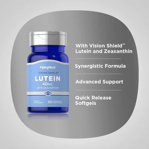 PIPING ROCK - Piping Rock Lutein 40Mg. with Zeaxanthin 90 Capsulas Blandas - The Red Vitamin MX - Suplementos Alimenticios - {{ shop.shopifyCountryName }}