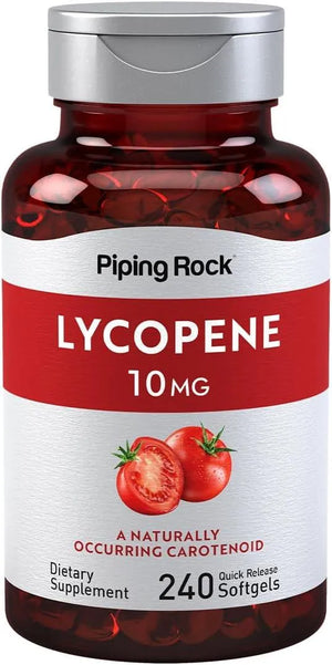 PIPING ROCK - Piping Rock Lycopene 10Mg. 240 Capsulas Blandas - The Red Vitamin MX - Suplementos Alimenticios - {{ shop.shopifyCountryName }}