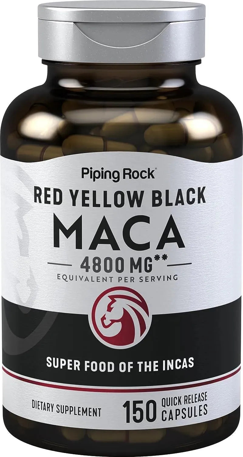 PIPING ROCK - Piping Rock Maca Root Supplement 4800Mg. 150 Capsulas - The Red Vitamin MX - Suplementos Alimenticios - {{ shop.shopifyCountryName }}