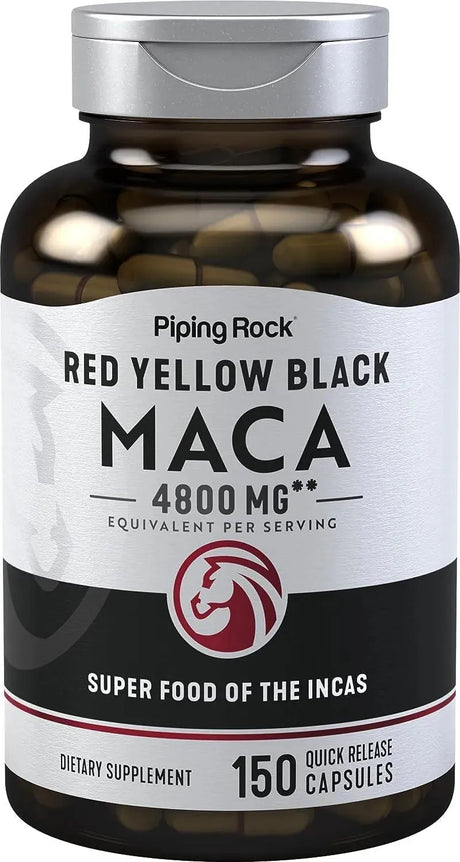 PIPING ROCK - Piping Rock Maca Root Supplement 4800Mg. 150 Capsulas - The Red Vitamin MX - Suplementos Alimenticios - {{ shop.shopifyCountryName }}