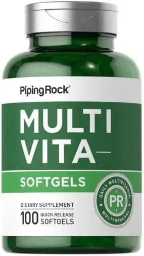PIPING ROCK - Piping Rock Multivitamin for Men and Women 100 Capsulas Blandas - The Red Vitamin MX - Suplementos Alimenticios - {{ shop.shopifyCountryName }}