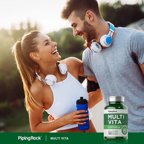 PIPING ROCK - Piping Rock Multivitamin for Men and Women 100 Capsulas Blandas - The Red Vitamin MX - Suplementos Alimenticios - {{ shop.shopifyCountryName }}