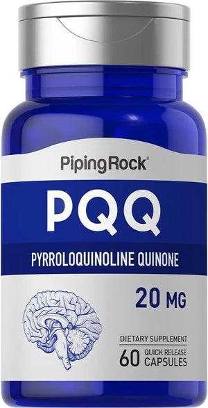 PIPING ROCK - Piping Rock PQQ 20Mg. 60 Capsulas - The Red Vitamin MX - Suplementos Alimenticios - {{ shop.shopifyCountryName }}