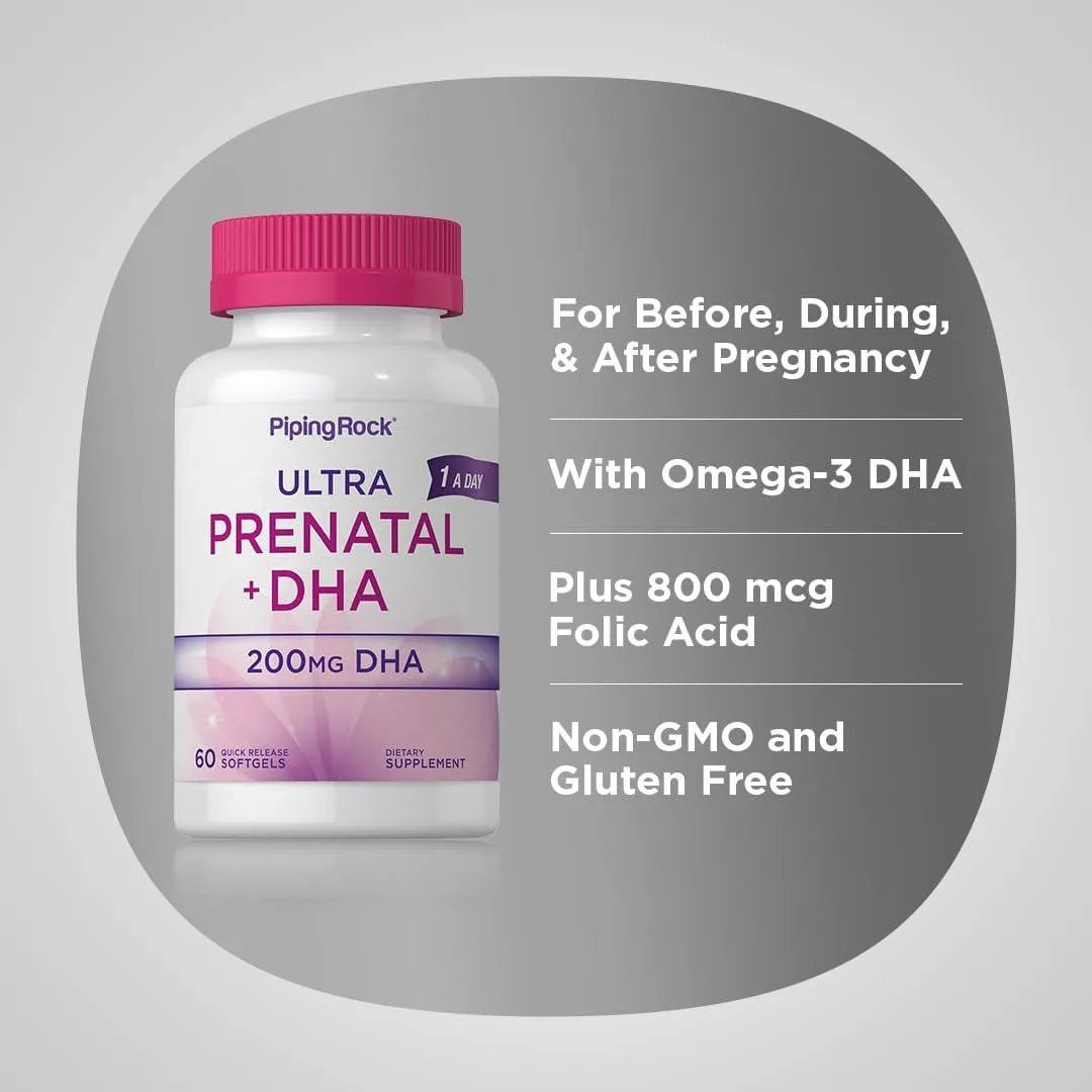 PIPING ROCK - Piping Rock Prenatal Vitamins for Women 60 Capsulas Blandas - The Red Vitamin MX - Suplementos Alimenticios - {{ shop.shopifyCountryName }}