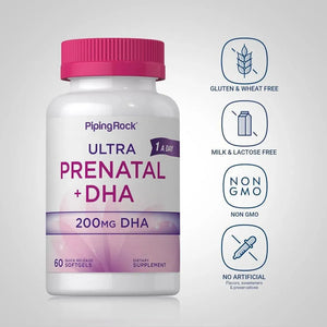 PIPING ROCK - Piping Rock Prenatal Vitamins for Women 60 Capsulas Blandas - The Red Vitamin MX - Suplementos Alimenticios - {{ shop.shopifyCountryName }}