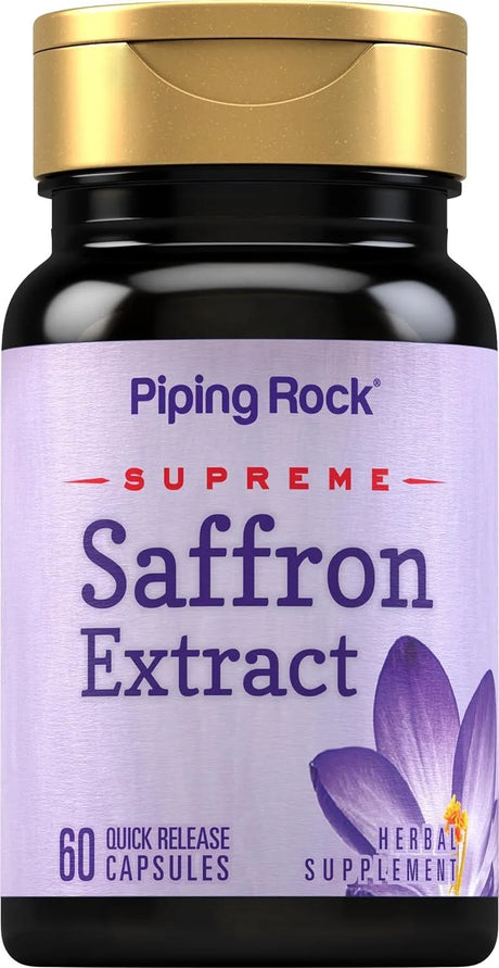 PIPING ROCK - Piping Rock Saffron Extract 60 Capsulas - The Red Vitamin MX - Suplementos Alimenticios - {{ shop.shopifyCountryName }}