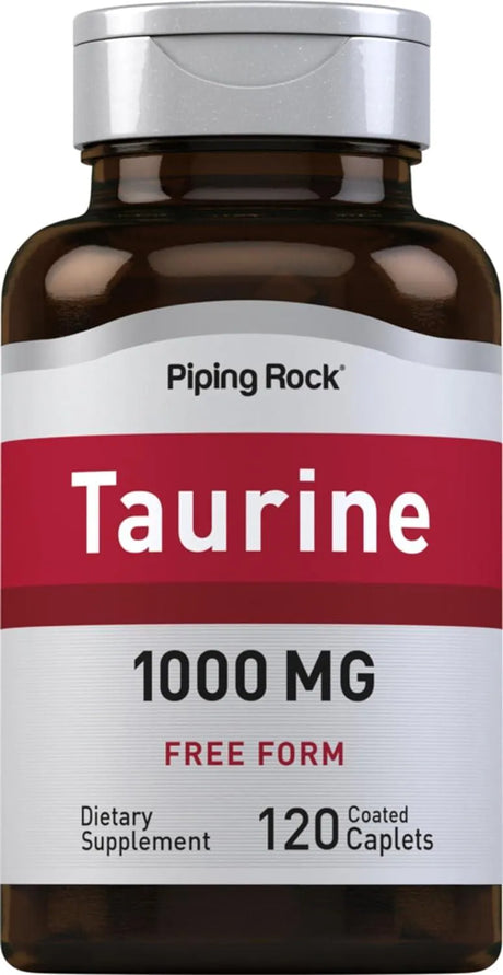 PIPING ROCK - Piping Rock Taurine 1000Mg. 120 Tabletas - The Red Vitamin MX - Suplementos Alimenticios - {{ shop.shopifyCountryName }}