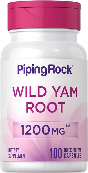 PIPING ROCK - Piping Rock Wild Yam Root 1200Mg. 100 Capsulas - The Red Vitamin MX - Suplementos Alimenticios - {{ shop.shopifyCountryName }}