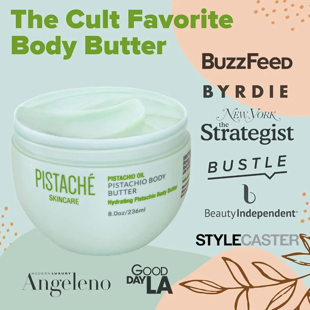 PISTACHE SKINCARE - Pistaché Skincare Pistachio Oil Whipped Body Butter Cream Moisturizer 236Ml. - The Red Vitamin MX - Cremas Corporales - {{ shop.shopifyCountryName }}