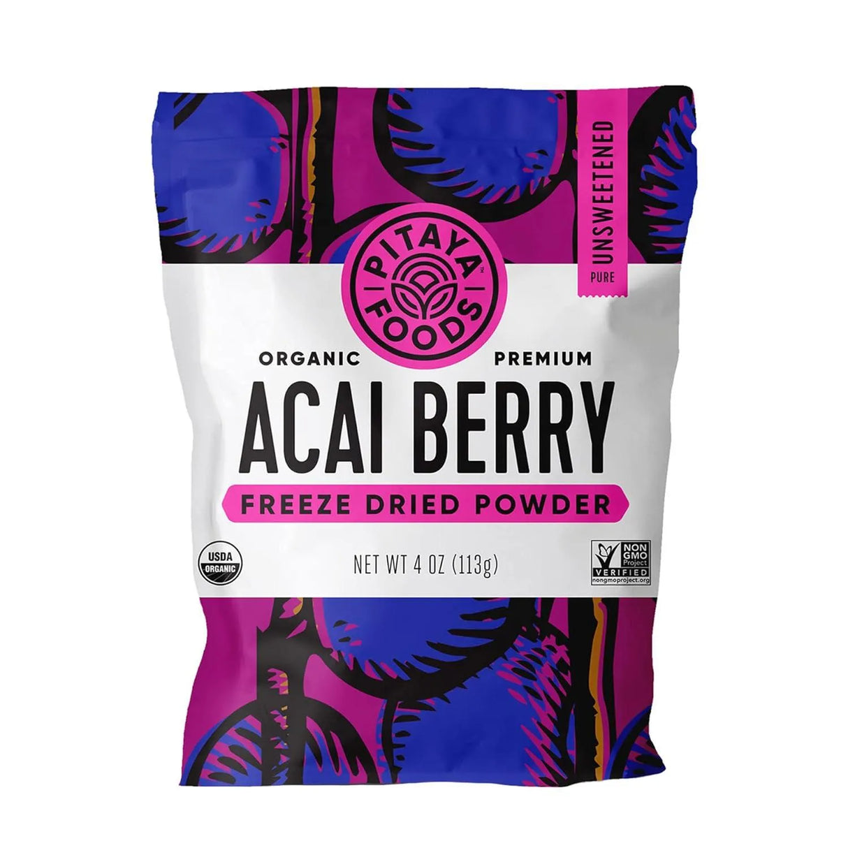 PITAYA FOODS - Pitaya Foods Organic Freeze Dried Acai Berry Powder 113Gr. - The Red Vitamin MX - Suplementos Alimenticios - {{ shop.shopifyCountryName }}