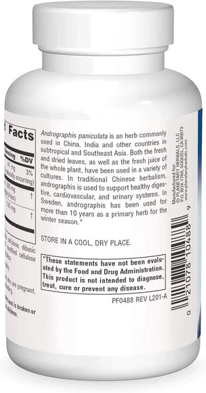 PLANETARY HERBALS - Planetary Herbals Full Spectrum Andrographis 400Mg. 120 Tabletas - The Red Vitamin MX - Suplementos Alimenticios - {{ shop.shopifyCountryName }}