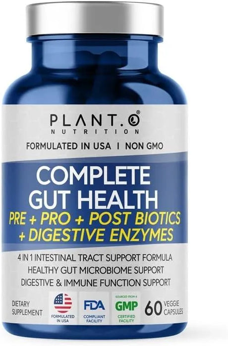 PLANT.O NUTRITION - PLANT.O NUTRITION 4-in-1 Complete Gut & Digestive Support 60 Capsulas - The Red Vitamin MX - Suplementos Alimenticios - {{ shop.shopifyCountryName }}