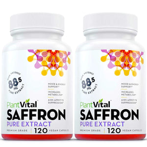 PLANT VITAL - Plantvital Saffron 88.5Mg. 120 Capsulas 2 Pack - The Red Vitamin MX - Suplementos Alimenticios - {{ shop.shopifyCountryName }}