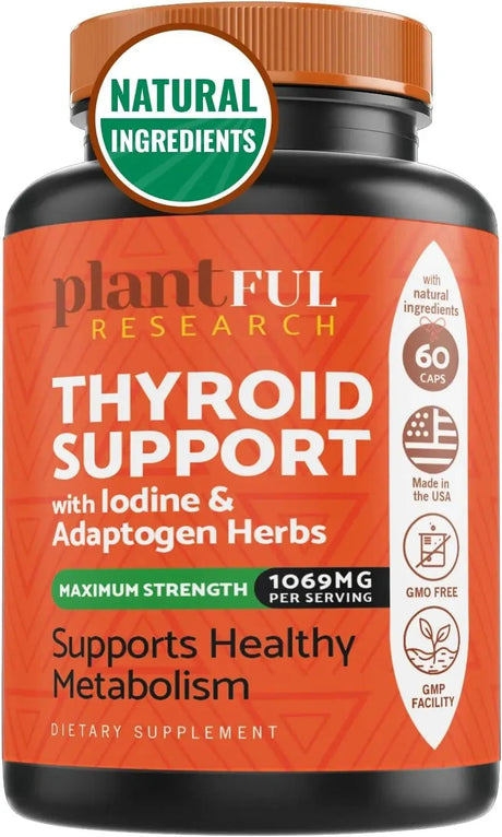 PLANTFUL RESEARCH - PLANTFUL RESEARCH Thyroid Support for Women 60 Capsulas - The Red Vitamin MX - Suplementos Alimenticios - {{ shop.shopifyCountryName }}