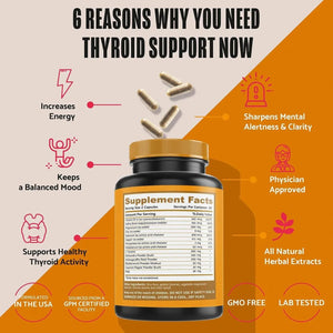 PLANTFUL RESEARCH - PLANTFUL RESEARCH Thyroid Support for Women 60 Capsulas - The Red Vitamin MX - Suplementos Alimenticios - {{ shop.shopifyCountryName }}