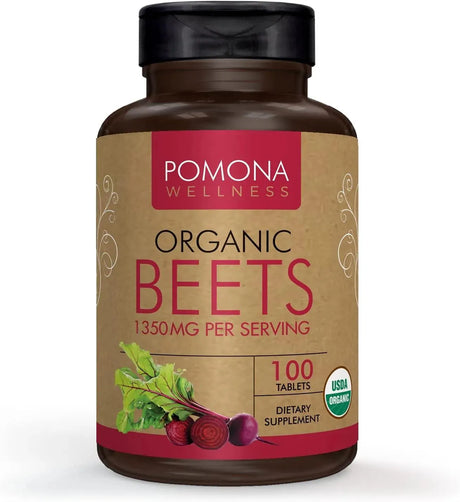 POMONA WELLNESS - Pomona Wellness Beet Root 1350Mg. 100 Tabletas - The Red Vitamin MX - Suplementos Alimenticios - {{ shop.shopifyCountryName }}