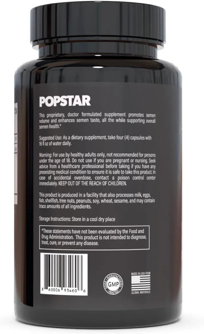 POPSTAR - Popstar Volume Fertility Supplement 120 Capsulas - The Red Vitamin MX - Suplementos Alimenticios - {{ shop.shopifyCountryName }}