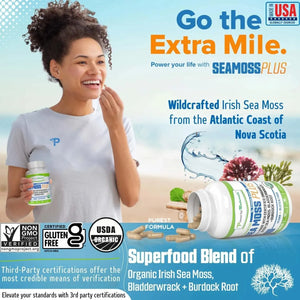 POWER BY NATURE - Power By Naturals Sea Moss Plus 60 Capsulas - The Red Vitamin MX - Suplementos Alimenticios - {{ shop.shopifyCountryName }}