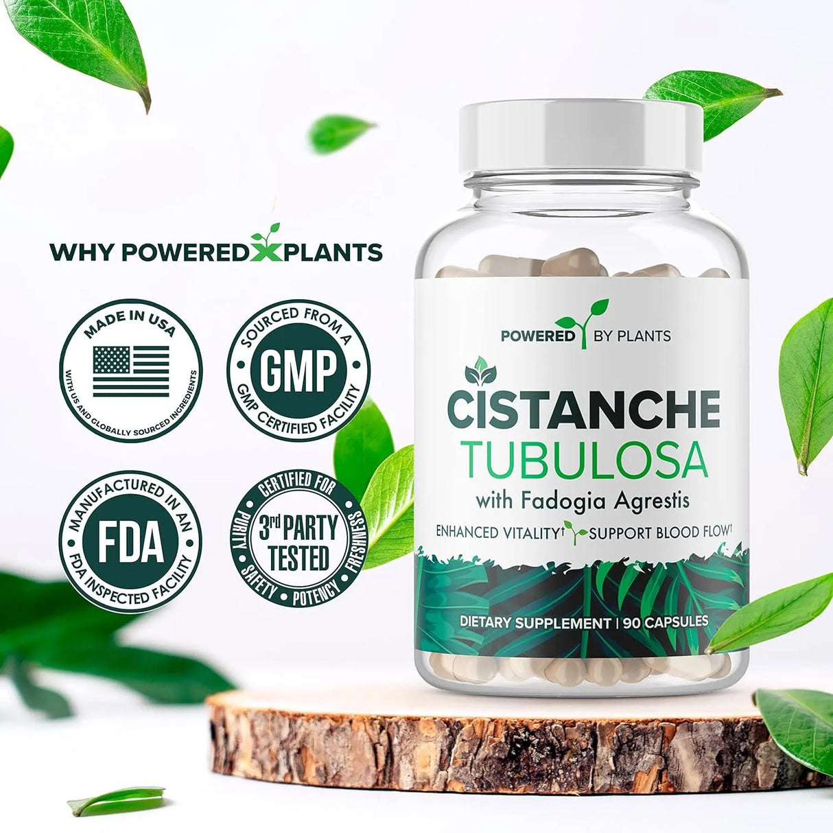 POWERED X PLANTS - POWERED X PLANTS Cistanche Tubulosa 500Mg. 90 Capsulas - The Red Vitamin MX - Suplementos Alimenticios - {{ shop.shopifyCountryName }}