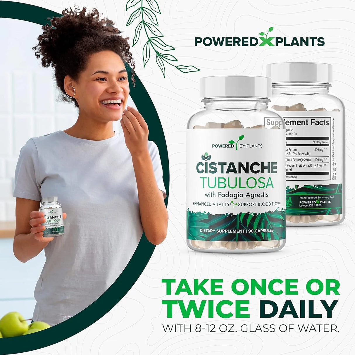 POWERED X PLANTS - POWERED X PLANTS Cistanche Tubulosa 500Mg. 90 Capsulas - The Red Vitamin MX - Suplementos Alimenticios - {{ shop.shopifyCountryName }}