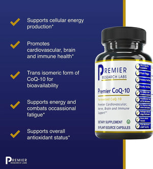 PREMIER RESEARCH LABS - Premier Research Labs CoQ10 50 Capsulas - The Red Vitamin MX - Suplementos Alimenticios - {{ shop.shopifyCountryName }}