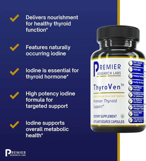 PREMIER RESEARCH LABS - Premier Research Labs ThyroVen 60 Capsulas - The Red Vitamin MX - Suplementos Alimenticios - {{ shop.shopifyCountryName }}