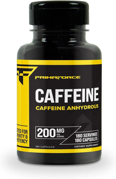 PRIMAFORCE - Primaforce Caffeine Pills 200Mg. 180 Capsulas - The Red Vitamin MX - Suplementos Alimenticios - {{ shop.shopifyCountryName }}