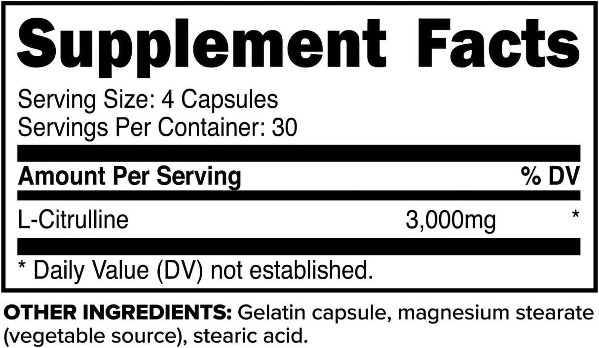 PRIMAFORCE - Primaforce L-Citrulline 3000Mg. 120 Capsulas - The Red Vitamin MX - Suplementos Alimenticios - {{ shop.shopifyCountryName }}