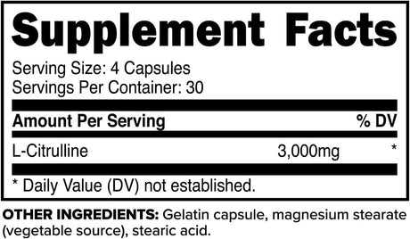 PRIMAFORCE - Primaforce L-Citrulline 3000Mg. 120 Capsulas - The Red Vitamin MX - Suplementos Alimenticios - {{ shop.shopifyCountryName }}