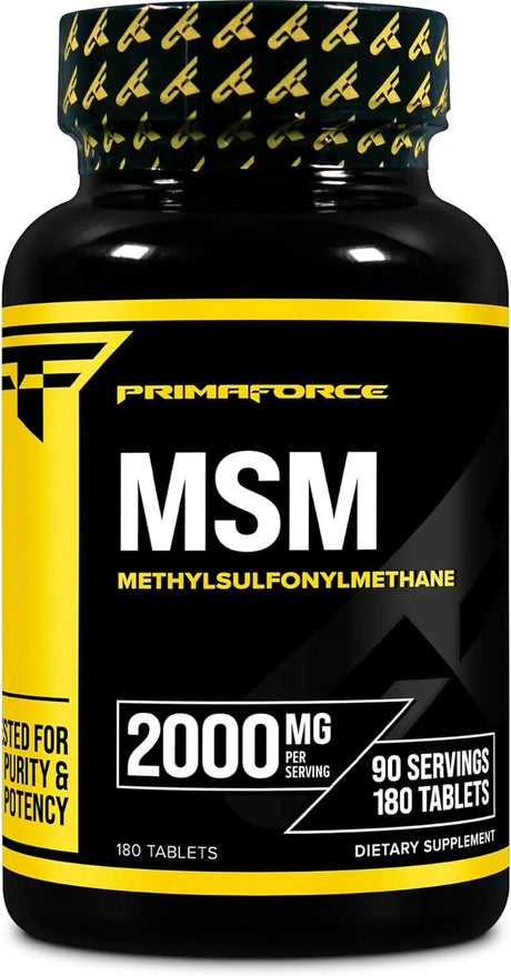 PRIMAFORCE - Primaforce MSM 2000Mg. 180 Tabletas - The Red Vitamin MX - Suplementos Alimenticios - {{ shop.shopifyCountryName }}