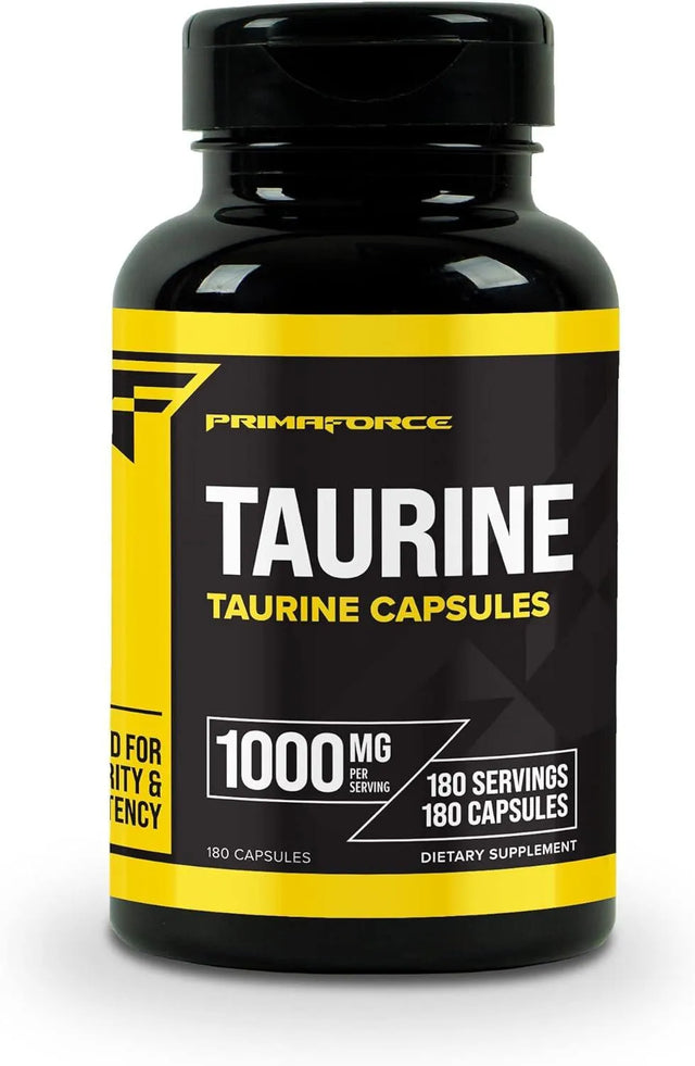 PRIMAFORCE - Primaforce Taurine 1000Mg. 180 Capsulas - The Red Vitamin MX - Suplementos Alimenticios - {{ shop.shopifyCountryName }}