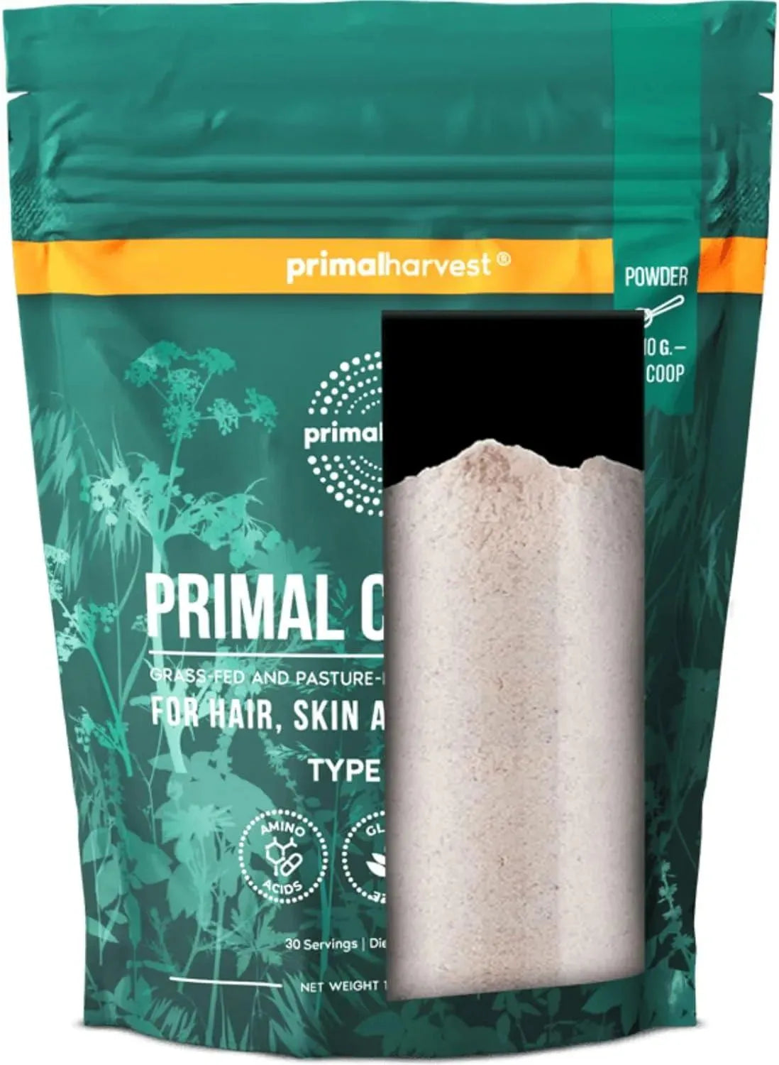 PRIMAL HARVEST - Primal Harvest Collagen Powder 300Gr. - The Red Vitamin MX - Suplementos Alimenticios - {{ shop.shopifyCountryName }}