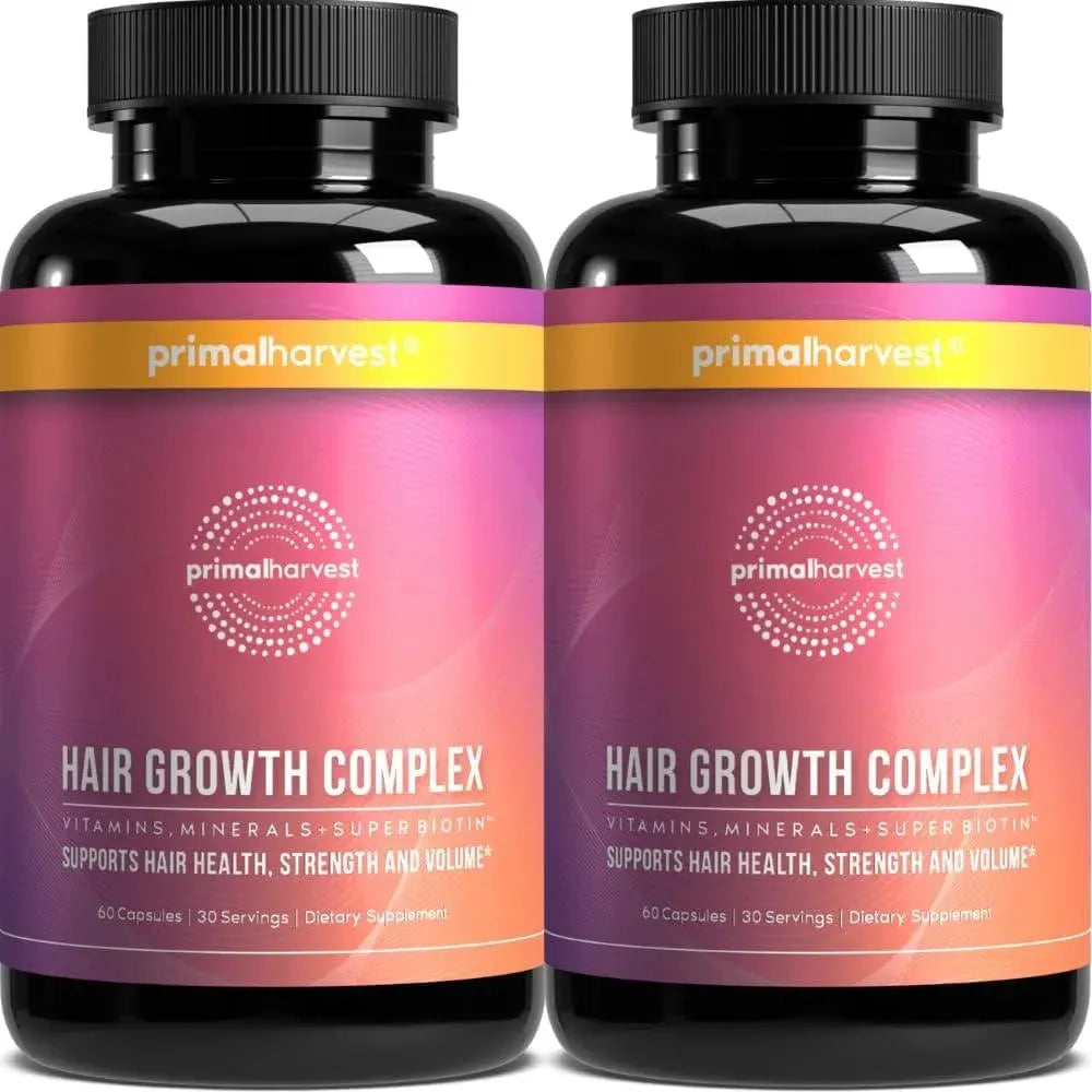 PRIMAL HARVEST - Primal Harvest Hair Growth Vitamins 60 Capsulas 2 Pack - The Red Vitamin MX - Suplementos Alimenticios - {{ shop.shopifyCountryName }}