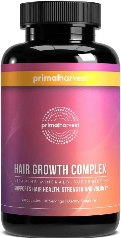 PRIMAL HARVEST - Primal Harvest Hair Growth Vitamins 60 Capsulas - The Red Vitamin MX - Suplementos Alimenticios - {{ shop.shopifyCountryName }}