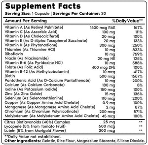 PRIMAL HARVEST - Primal Harvest Multivitamin for Women and Men 30 Capsulas - The Red Vitamin MX - Suplementos Alimenticios - {{ shop.shopifyCountryName }}