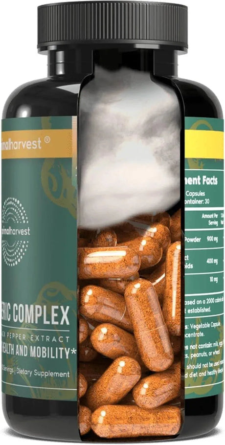 PRIMAL HARVEST - Primal Harvest Turmeric Curcumin with Black Pepper 60 Capsulas - The Red Vitamin MX - Suplementos Alimenticios - {{ shop.shopifyCountryName }}