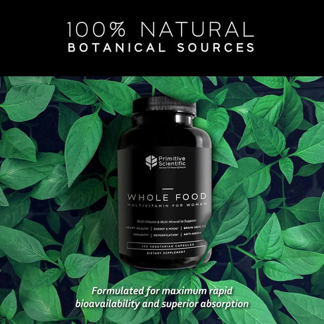 PRIMITIVE SCIENTIFIC - Primitive Scientific Whole Food Multivitamin for Women 120 Capsulas - The Red Vitamin MX - Suplementos Alimenticios - {{ shop.shopifyCountryName }}