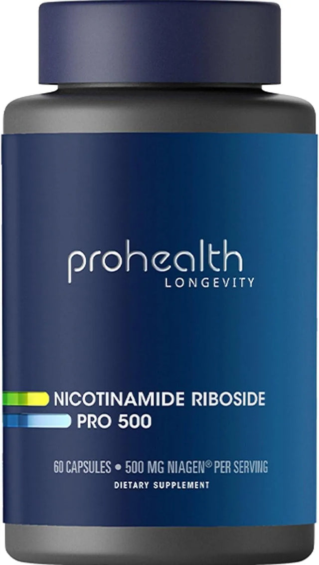 PRO HEALTH LONGEVITY - ProHealth Nicotinamide Riboside Pro 500. 30 Capsulas - The Red Vitamin MX - Suplementos Alimenticios - {{ shop.shopifyCountryName }}