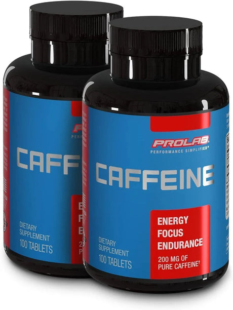 PROLAB - ProLab Caffeine 200Mg. 100 Tabletas 2 Pack - The Red Vitamin MX - Suplementos Alimenticios - {{ shop.shopifyCountryName }}