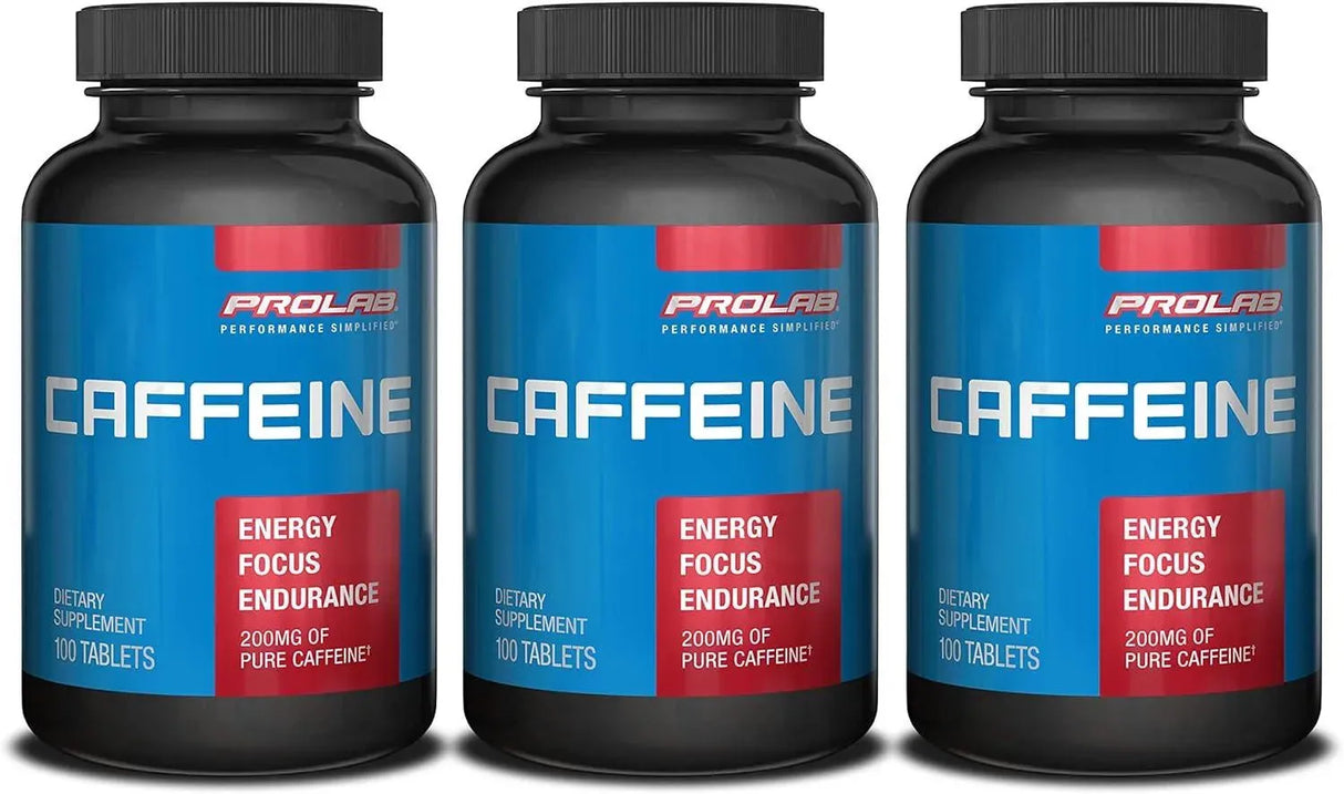 PROLAB - ProLab Caffeine 200Mg. 100 Tabletas 3 Pack - The Red Vitamin MX - Suplementos Alimenticios - {{ shop.shopifyCountryName }}